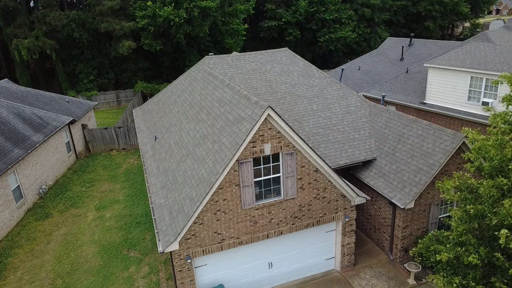 Finished roofing project near Olive Branch, Mississippi